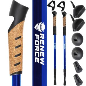 KIJE NORDIC WALKING KIJKI SKŁADANE DO CHODZENIA TELESKOPOWE 63-135 cm