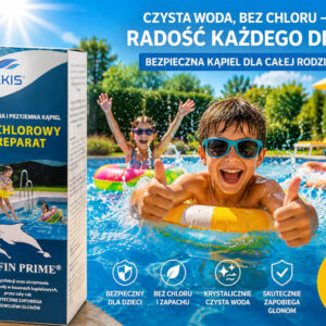 PŁYN Środek na Glony w Basenie Delfin Prime 1L BEZ CHLORU Chemia do Basenu