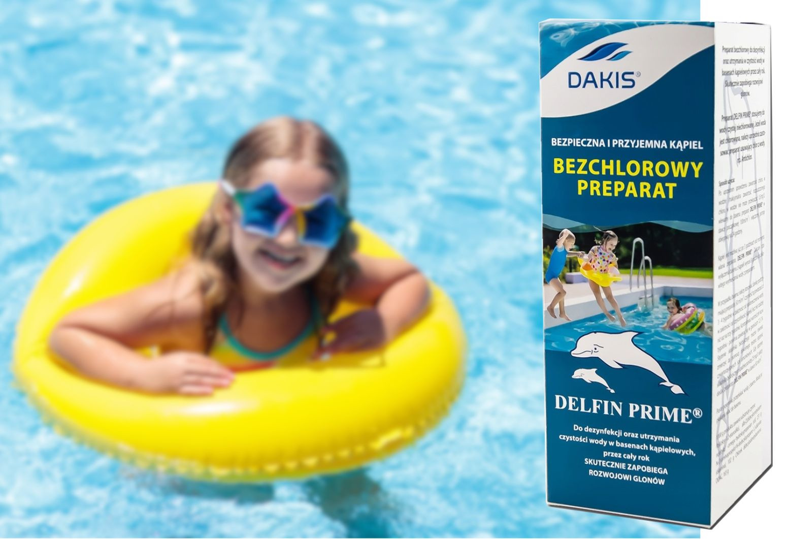 DELFIN PRIME – woda bez zapachu chloru, przyjazna dla skóry